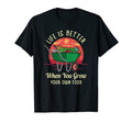 Grow Your Own Food Meme Vegetable T-Shirt - Minimalist Print Men Women - T-Shirt, Sweatshirt, Hoodie