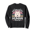 White Husky Dog Emotional Support Sweatshirt - Graphic Print Men Women - T-Shirt, Sweatshirt, Hoodie