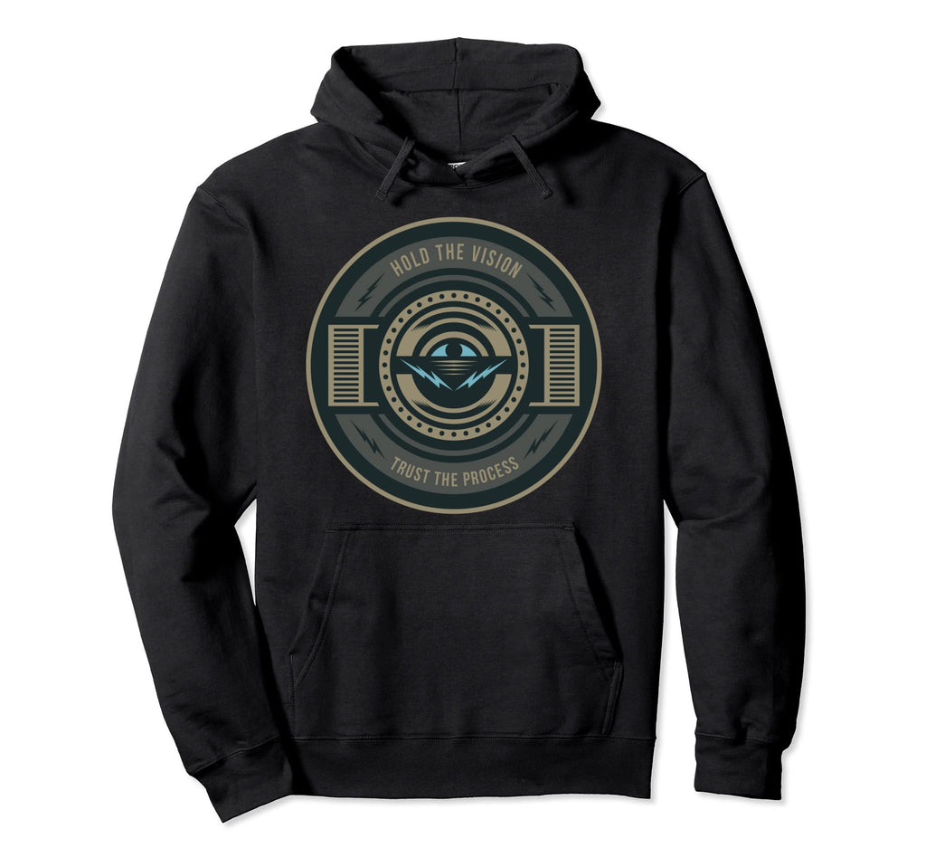 Hold Vision Trust Process Sweatshirt - Minimalist Print for Adults - T-Shirt, Sweatshirt, Hoodie