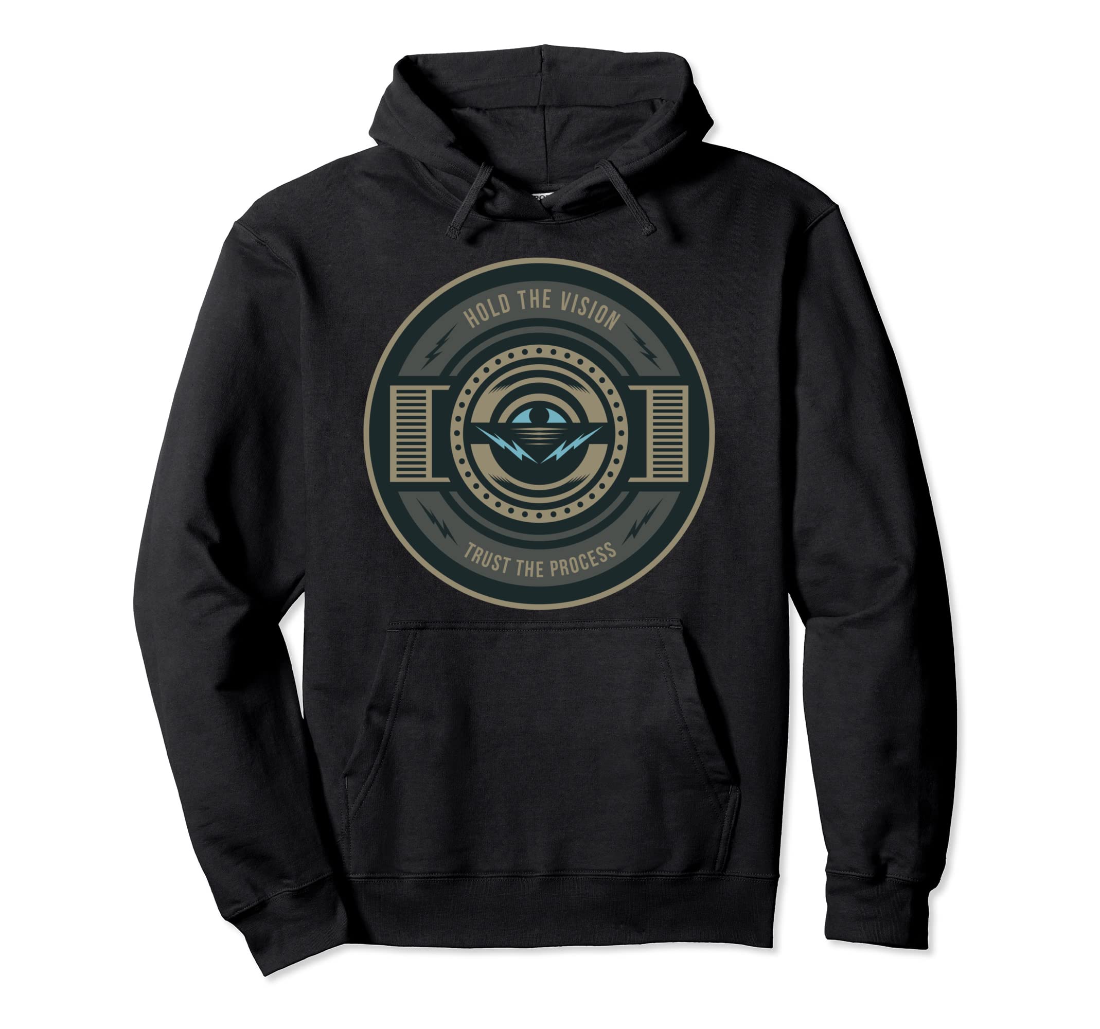 Hold Vision Trust Process Sweatshirt - Minimalist Print for Adults - T-Shirt, Sweatshirt, Hoodie