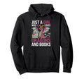 Just Who Loves Dragons And Books Hoodie - Fun Novelty Design for Adults - T-Shirt, Sweatshirt, Hoodie