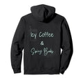 Icy Coffee And Spicy Books Hoodie - Novelty Apparel Unisex - T-Shirt, Sweatshirt, Hoodie