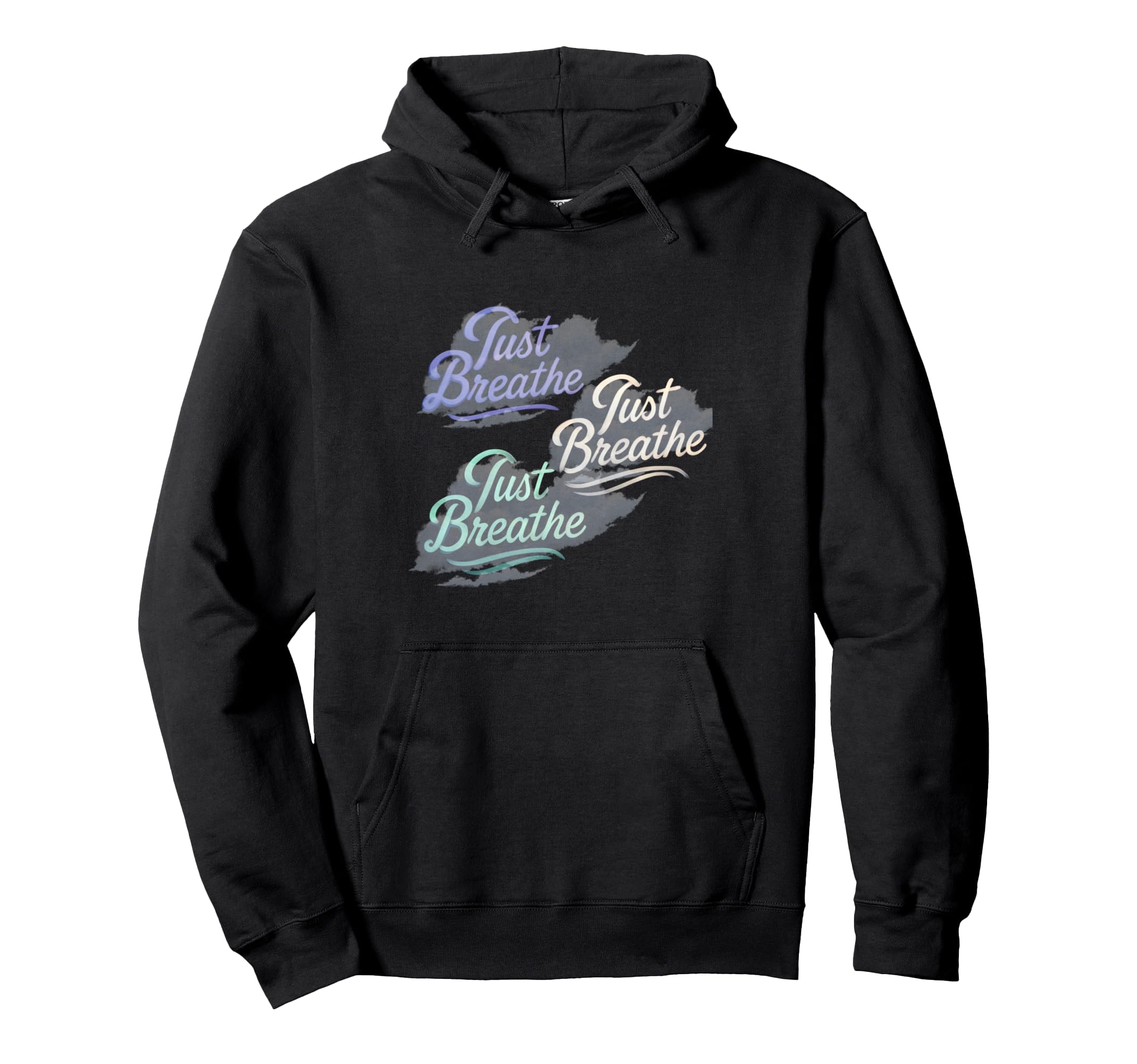 Just Breathe Yogi Yoga Mom Lover Hoodie - Casual Everyday Wear Unisex - T-Shirt, Sweatshirt, Hoodie