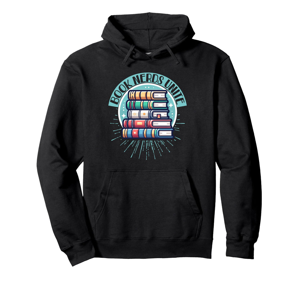 Reading Books Reader Nerd Librarian Hoodie - Unique Graphic Men Women - T-Shirt, Sweatshirt, Hoodie