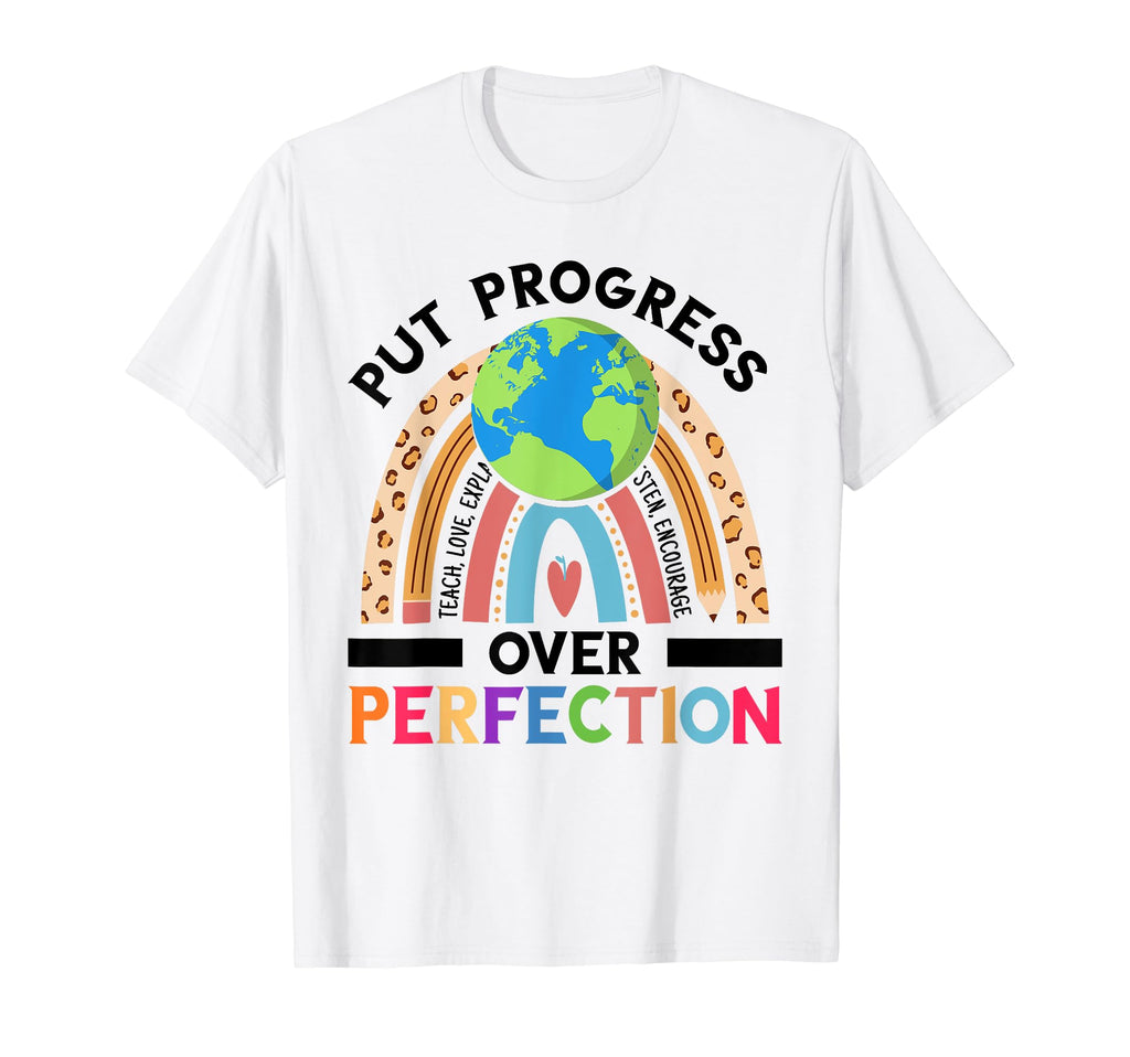 Progress Over Perfection Put T-Shirt - Streetwear Style for Adults - T-Shirt, Sweatshirt, Hoodie