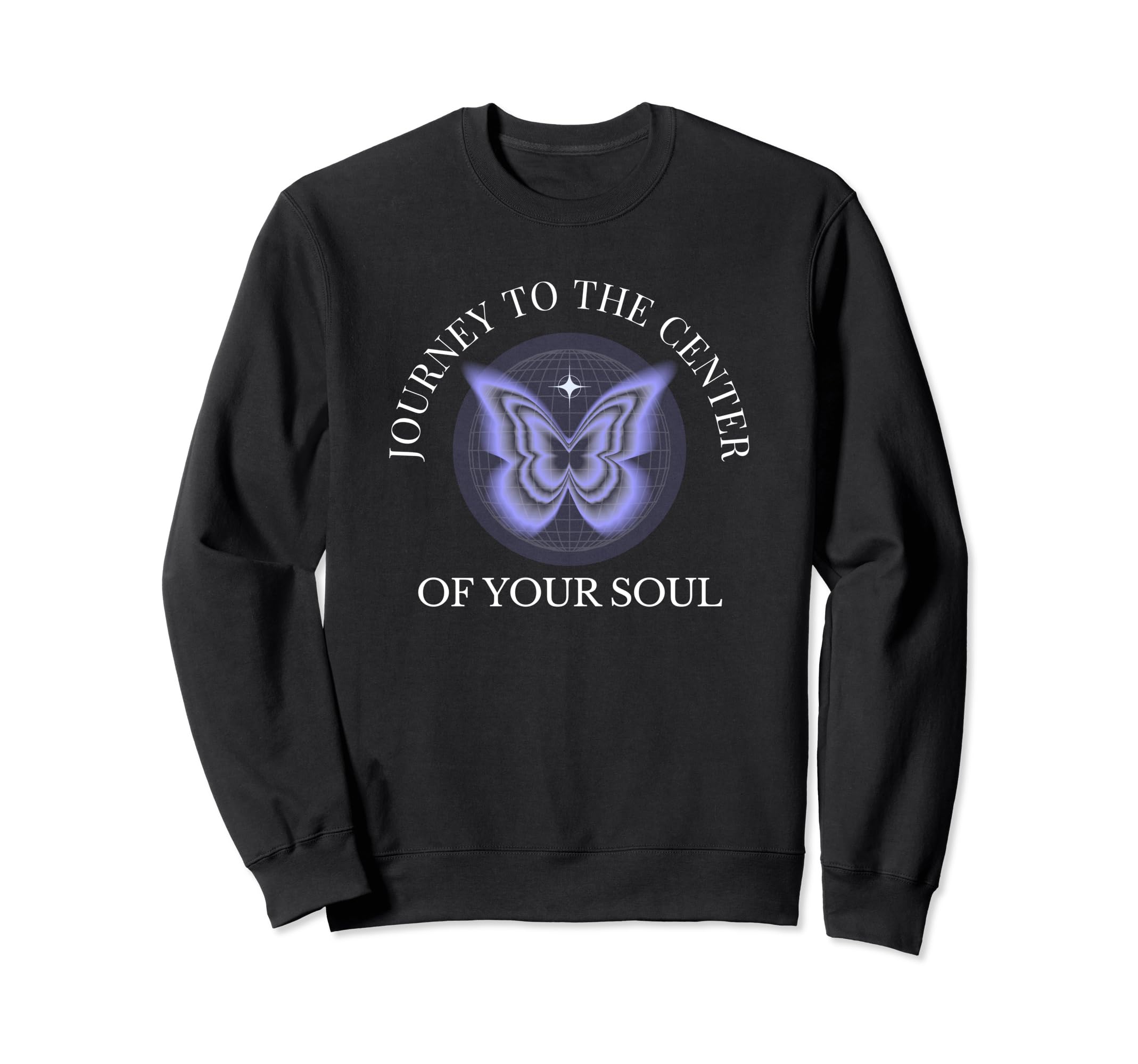 Esoteric Butterfly Mystical Sweatshirt - Minimalist Print for Adults - T-Shirt, Sweatshirt, Hoodie