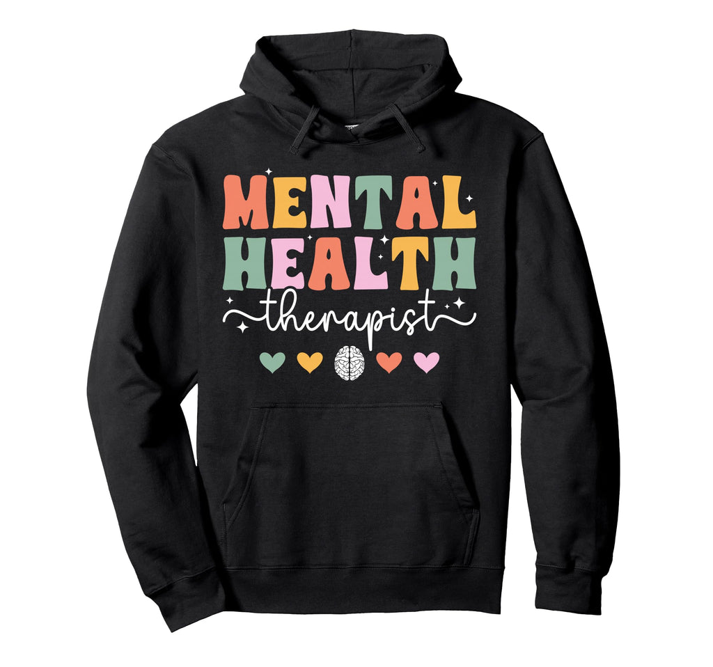 Boho Mental Health Therapist Mental Hoodie - Casual Everyday Wear Unisex - T-Shirt, Sweatshirt, Hoodie