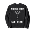 Animal Strong Mind Soft Heart Sweatshirt - Casual Everyday Wear Unisex - T-Shirt, Sweatshirt, Hoodie