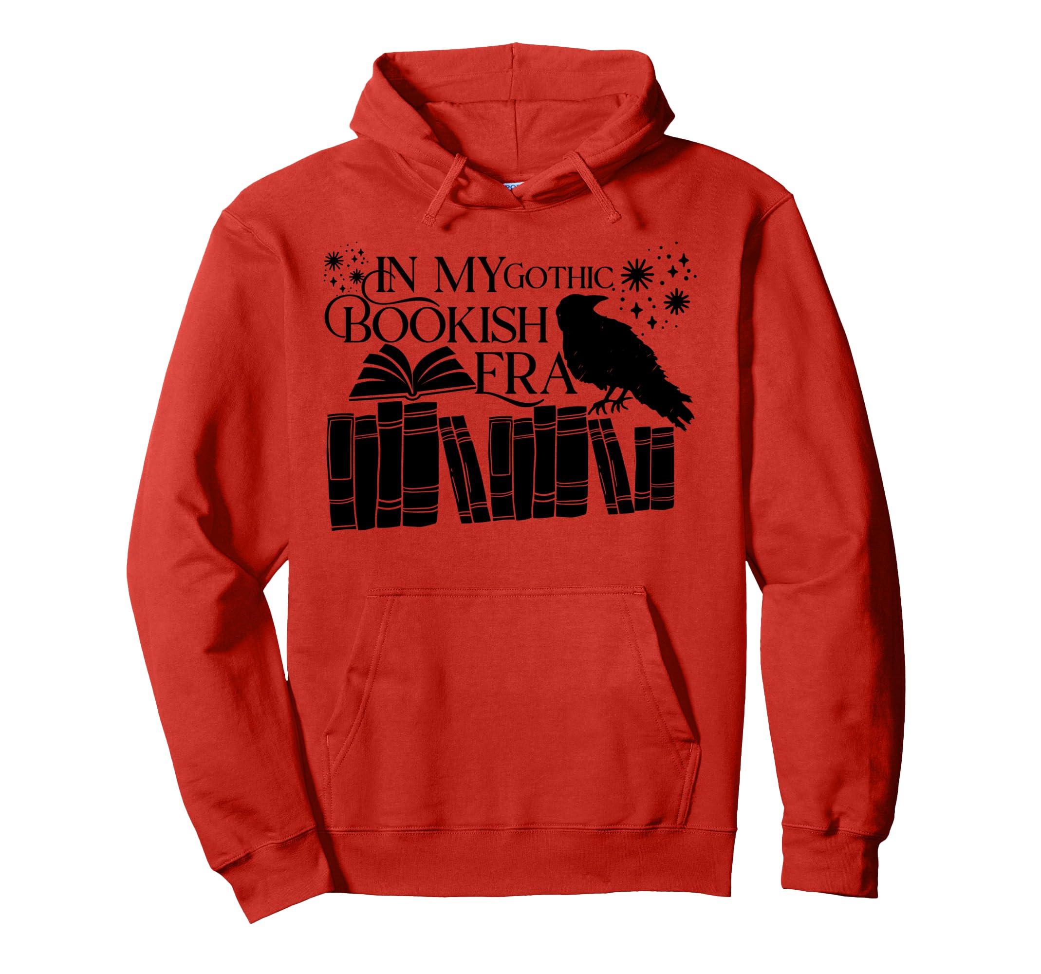 My Bookish Era Gothic Book Lover Hoodie - Novelty Apparel Men Women - T-Shirt, Sweatshirt, Hoodie