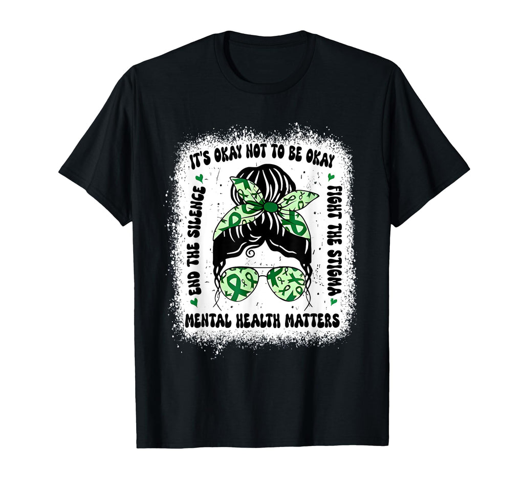 Its Okay To Not Be Okay Mental T-Shirt - Aesthetic Graphic Men Women - T-Shirt, Sweatshirt, Hoodie