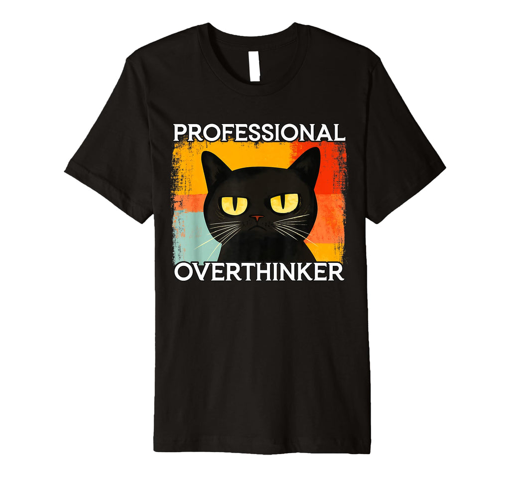 Funny Silly Cat Professional T-Shirt - Casual Everyday Wear Unisex - T-Shirt, Sweatshirt, Hoodie