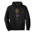 Serene Yoga Pose Tranquil Fitness Hoodie - Unique Graphic for Adults - T-Shirt, Sweatshirt, Hoodie