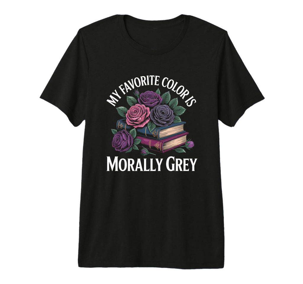 Dark Romance Book Lovers Favorite Color T-Shirt - Graphic Print Men Women - T-Shirt, Sweatshirt, Hoodie