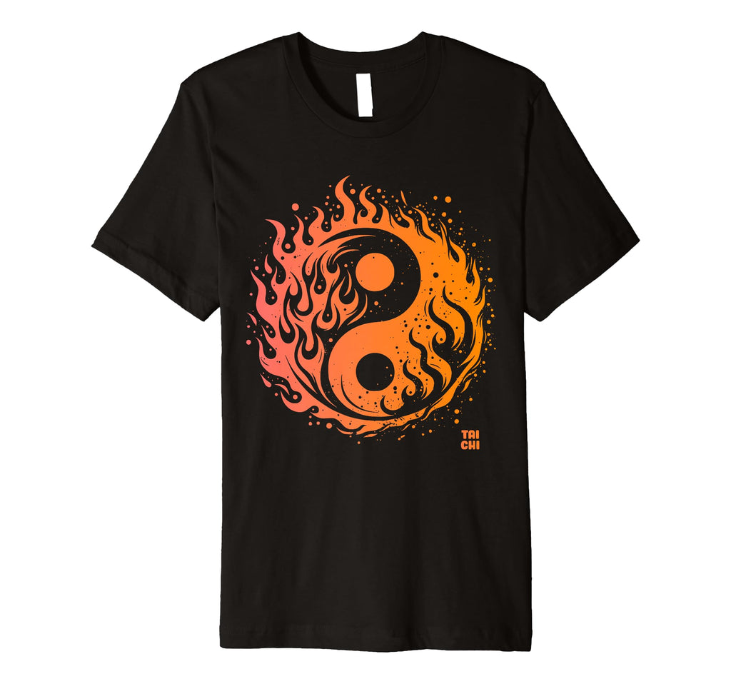 Ying Yang Tai Chi Balance Center T-Shirt - Unique Graphic Unisex - T-Shirt, Sweatshirt, Hoodie