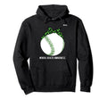 Baseball Wear Green Mental Health Hoodie - Trendy Graphic for Adults - T-Shirt, Sweatshirt, Hoodie