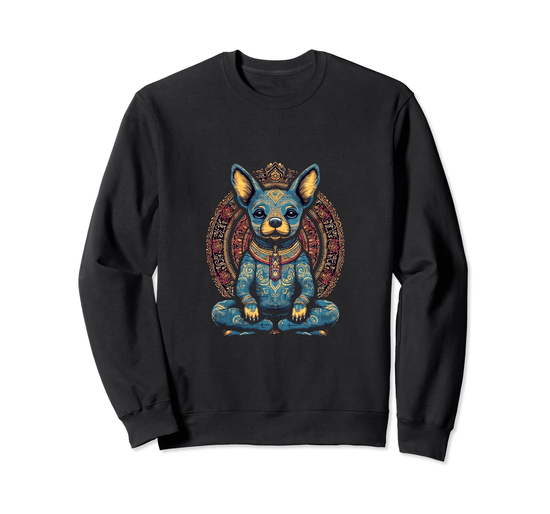 Yoga Dog Meditation Namaste Zen Sweatshirt - Custom Art Print Unisex - T-Shirt, Sweatshirt, Hoodie