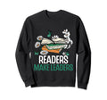 Readers Make Leaders Bookworm Sweatshirt - Graphic Print for Adults - T-Shirt, Sweatshirt, Hoodie