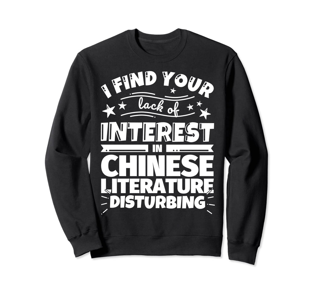 Chinese Literature Funny Lack Sweatshirt - Custom Art Print for Adults - T-Shirt, Sweatshirt, Hoodie