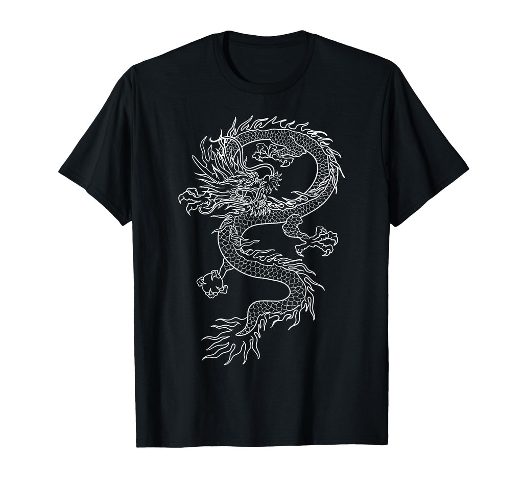 Japanese Dragon Tattoo Mens T-Shirt - Casual Everyday Wear for Adults - T-Shirt, Sweatshirt, Hoodie