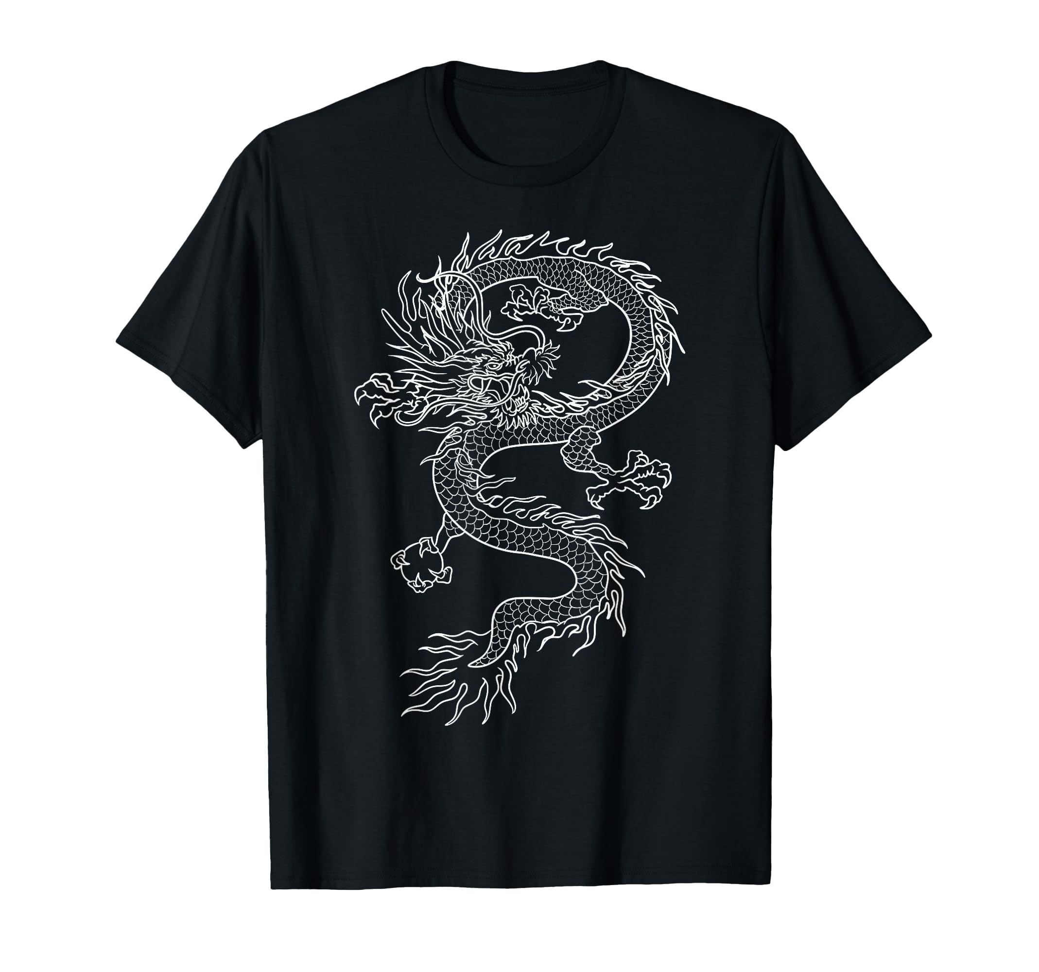 Japanese Dragon Tattoo Mens T-Shirt - Casual Everyday Wear for Adults - T-Shirt, Sweatshirt, Hoodie
