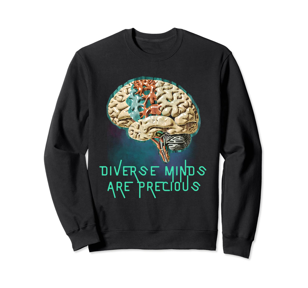 Neurodivergent Minds Adhd Autism Sweatshirt - Casual Everyday Wear Unisex - T-Shirt, Sweatshirt, Hoodie