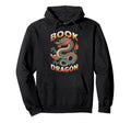America Bookworm Be Book Dragon Reading Hoodie - Graphic Print Men Women - T-Shirt, Sweatshirt, Hoodie