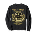 Tired Moms Book Club Running Coffee Sweatshirt - Trendy Graphic Unisex - T-Shirt, Sweatshirt, Hoodie