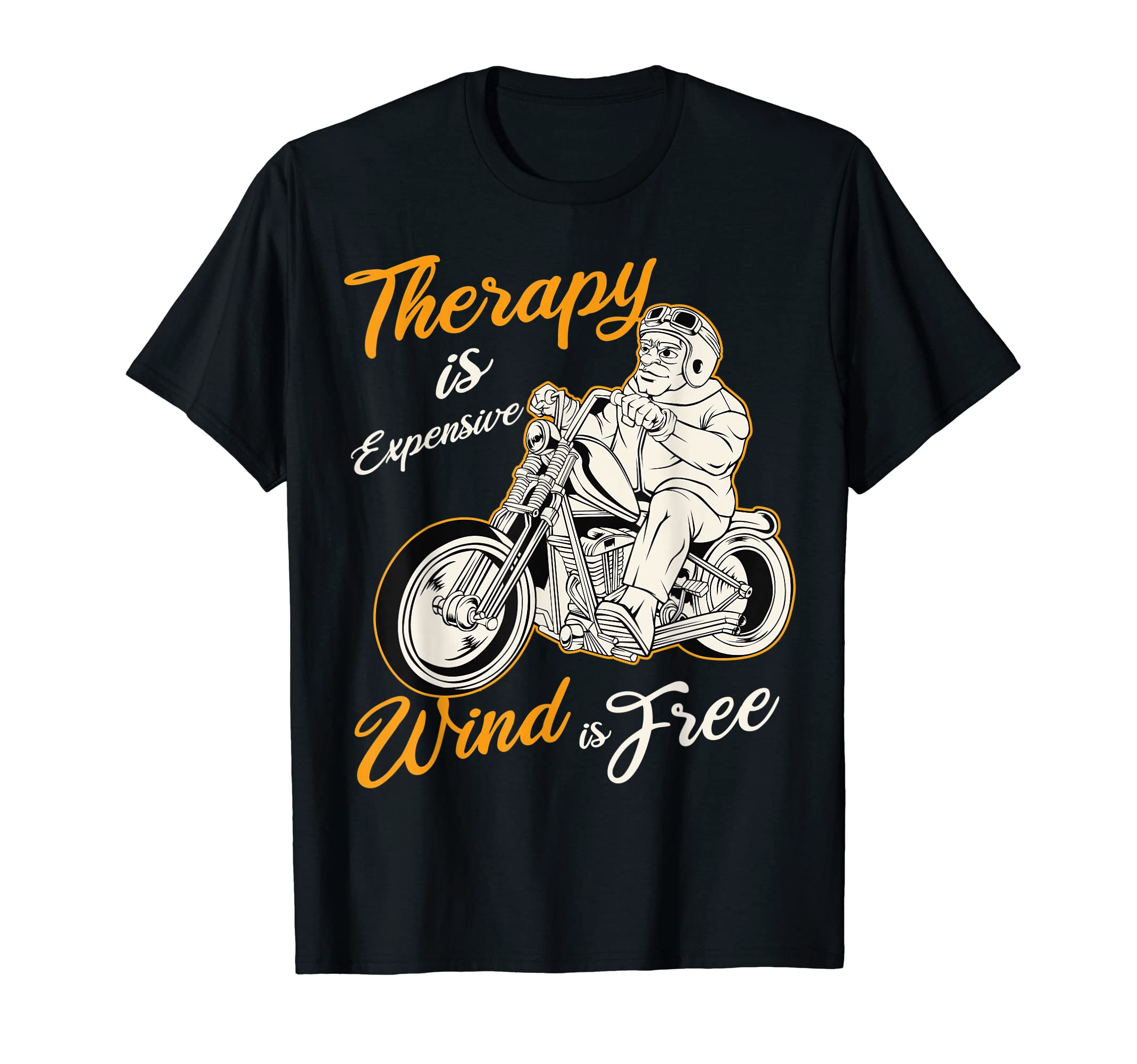 Therapy Is Expensive Wind Is Free Ride T-Shirt - Minimalist Print Unisex - T-Shirt, Sweatshirt, Hoodie