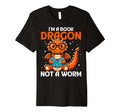 Im Book Dragon Not Worm Reading Lover T-Shirt - Trendy Graphic Men Women - T-Shirt, Sweatshirt, Hoodie