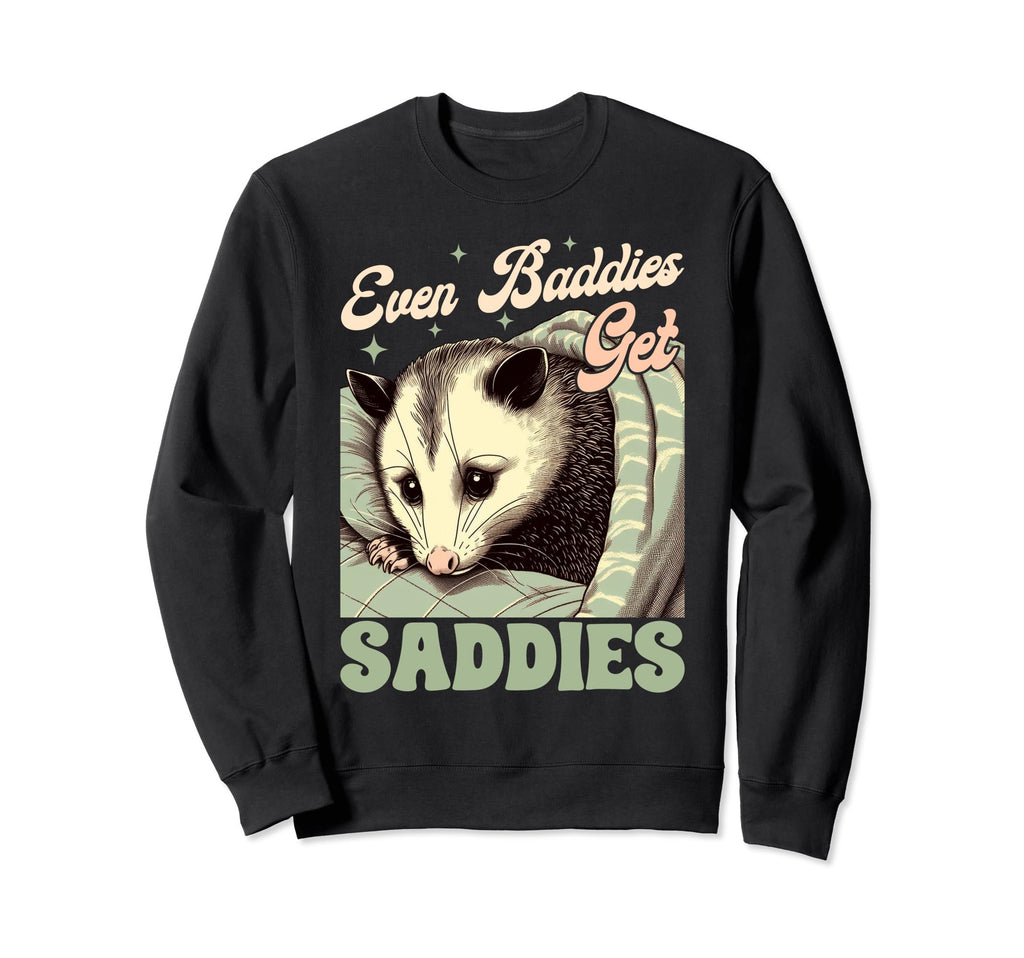 Anxiety Mental Health Opossum Even Sweatshirt - Custom Art Print Unisex - T-Shirt, Sweatshirt, Hoodie