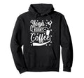 Yoga Books Coffee Book Reading Yoga Lover Hoodie - Novelty Apparel Unisex - T-Shirt, Sweatshirt, Hoodie
