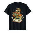 Book Nerd Owl Glasses Stack Books T-Shirt - Novelty Apparel Men Women - T-Shirt, Sweatshirt, Hoodie