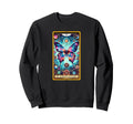 Sarcastic Tarot Antisocial Sweatshirt - Minimalist Print Men Women - T-Shirt, Sweatshirt, Hoodie