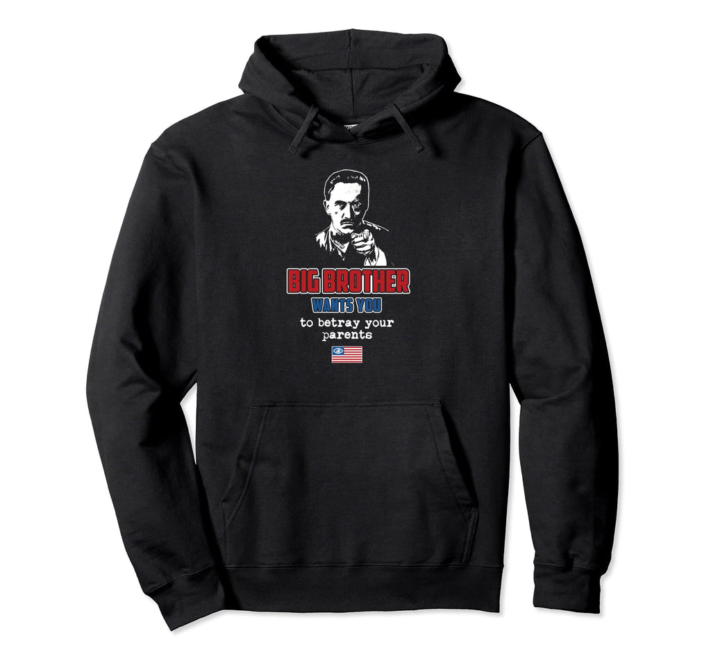 1984 Dystopian Big Brother Watching Hoodie - Streetwear Style Men Women - T-Shirt, Sweatshirt, Hoodie