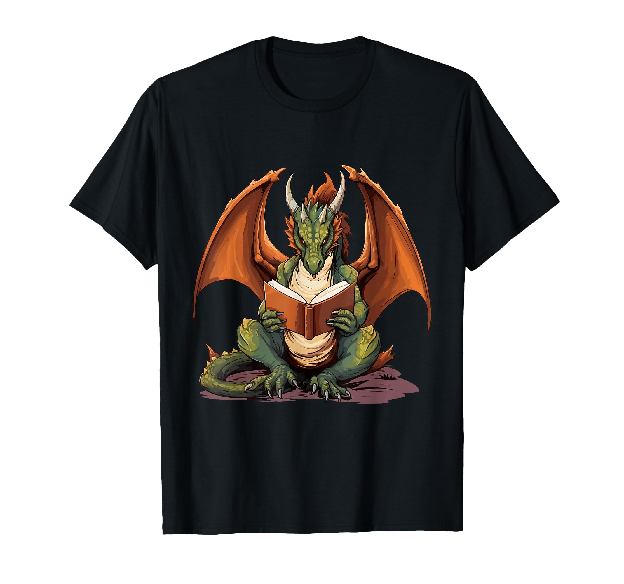 Funny Bookworm And Dragons Sweatshirt - Custom Art Print Men Women - T-Shirt, Sweatshirt, Hoodie