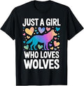 Best Wolf Design for Women Girls Animal Wolves Wolf Lover T-Shirt Unisex T-shirt, Sweatshirt, Hoodie, Long Sleeve Tee - T-Shirt, Sweatshirt, Hoodie