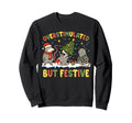 Overstimulated But Festive Funny Sweatshirt - Unique Graphic for Adults - T-Shirt, Sweatshirt, Hoodie