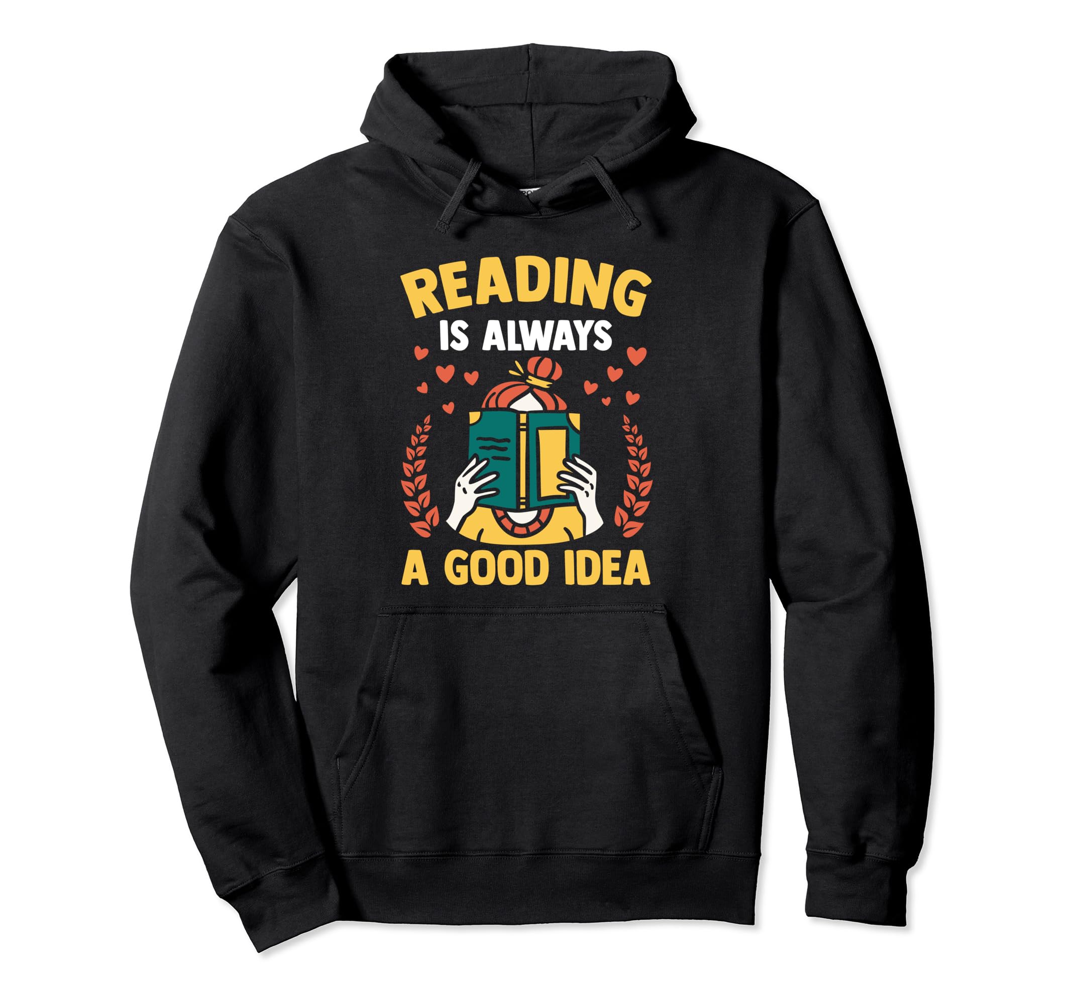 Bookworm Reading Lover Book Addict Hoodie - Unique Graphic for Adults - T-Shirt, Sweatshirt, Hoodie