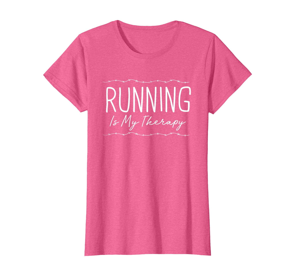 Running Is My Therapy Funny T-Shirt - Casual Everyday Wear Men Women - T-Shirt, Sweatshirt, Hoodie