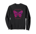 Anti Social Butterfly Sweatshirt - Graphic Print Men Women - T-Shirt, Sweatshirt, Hoodie