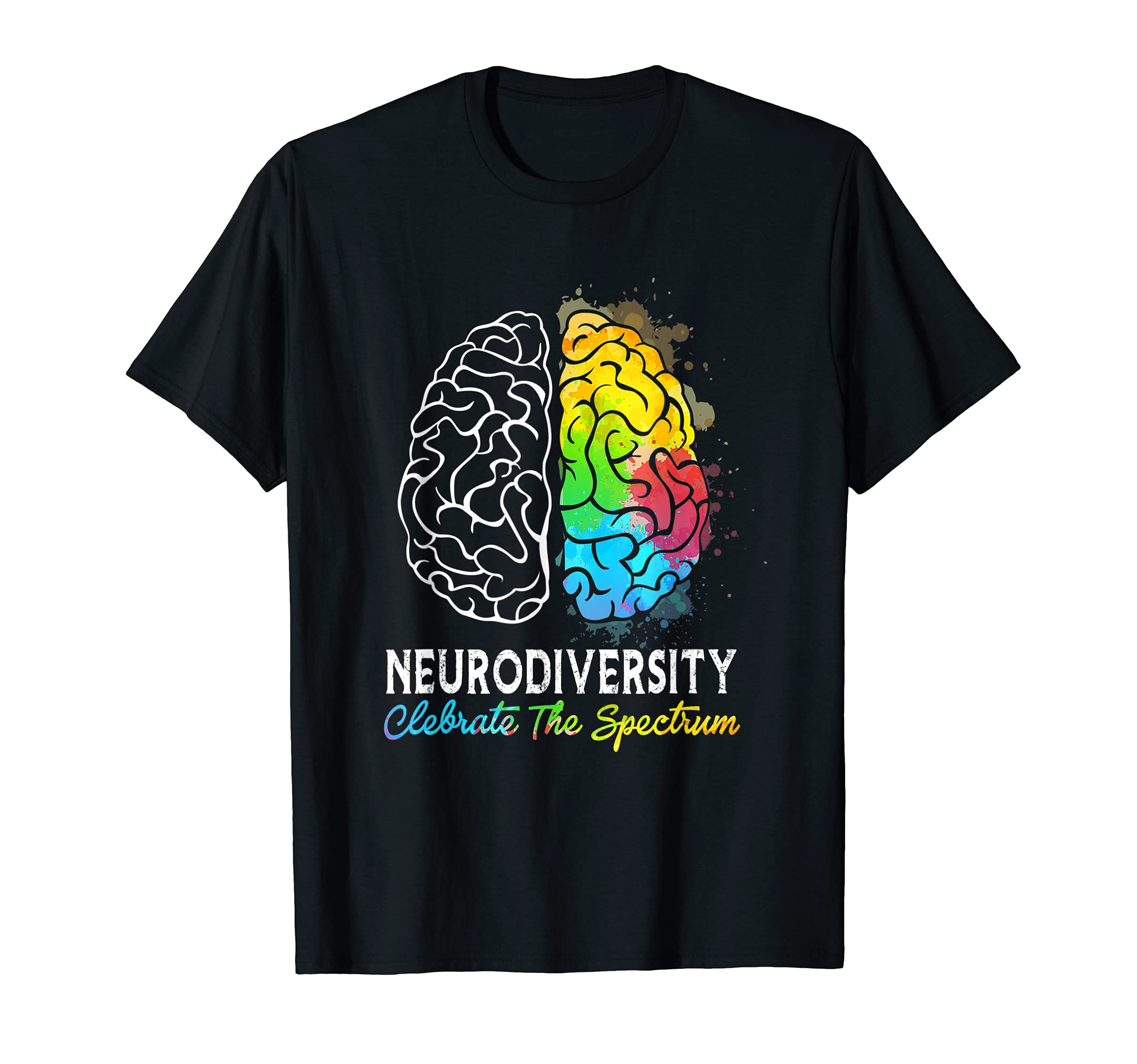 Neurodiversity Adhd Autism Asd Awareness T-Shirt - Custom Art Print Unisex - T-Shirt, Sweatshirt, Hoodie