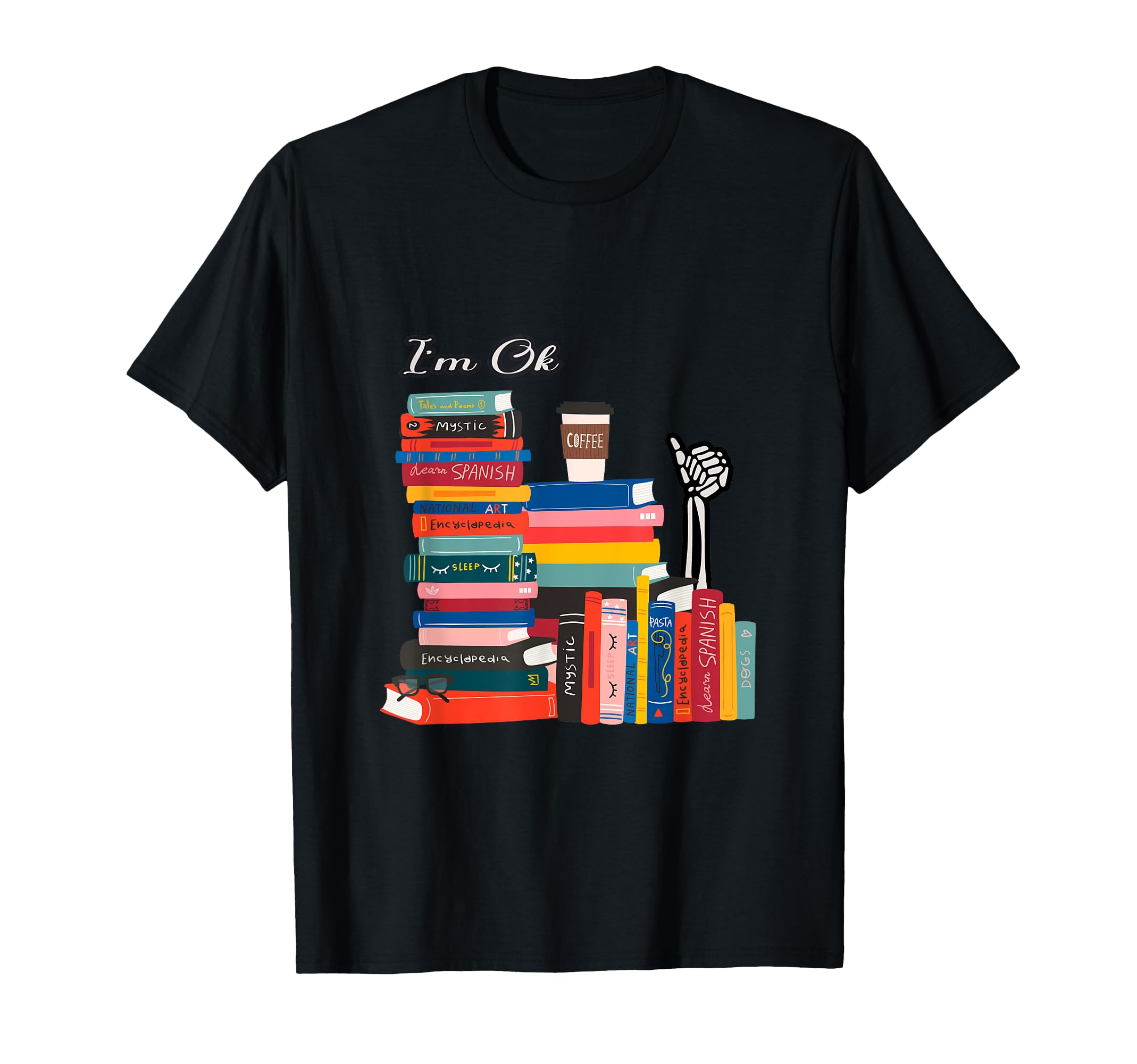 Books Funny Boooks Lover Powered Books T-Shirt - Graphic Print for Adults - T-Shirt, Sweatshirt, Hoodie