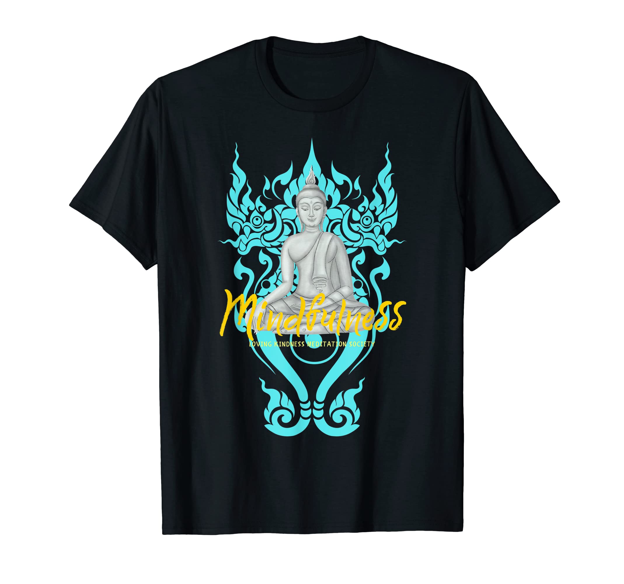 Buddha Gautama Mindfulness Peace T-Shirt - Minimalist Print Men Women - T-Shirt, Sweatshirt, Hoodie
