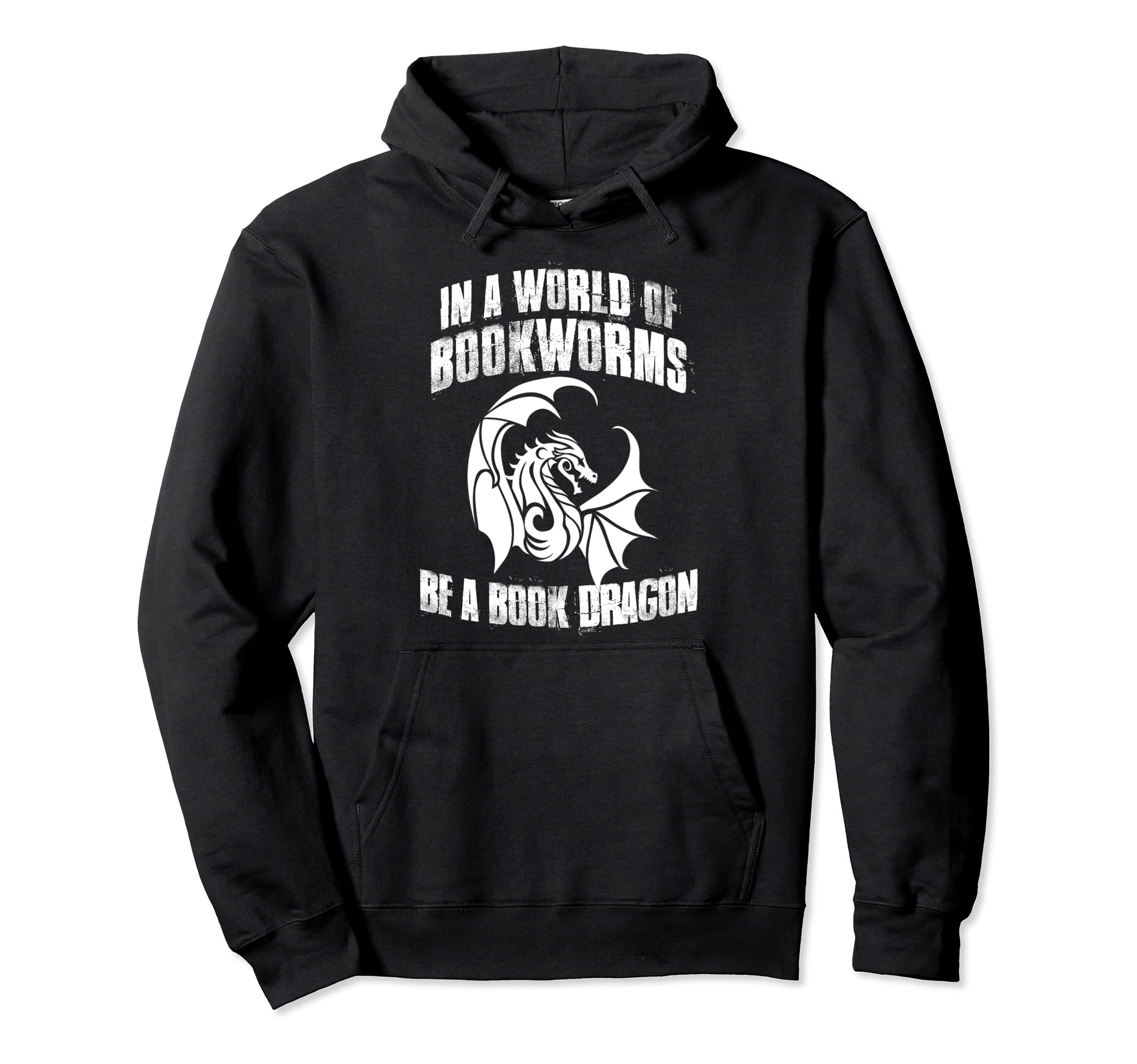 World Bookworms Be Book Dragon Hoodie - Aesthetic Graphic for Adults - T-Shirt, Sweatshirt, Hoodie