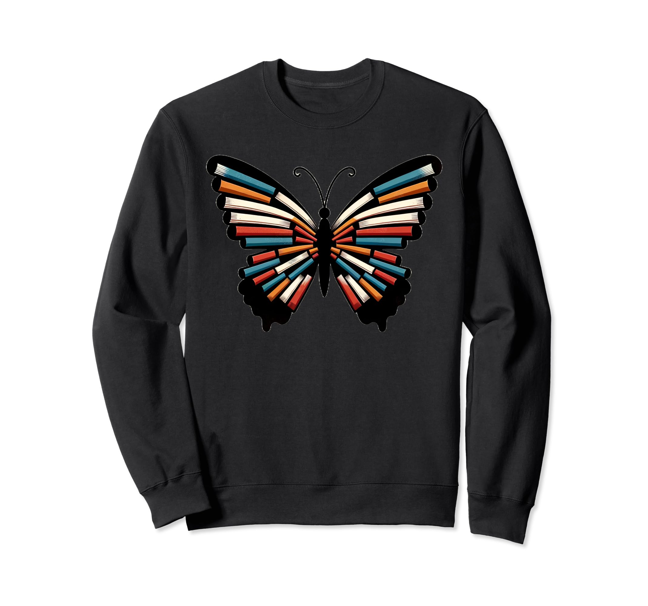 Books Butterfly Book Lover Bookworm Sweatshirt - Novelty Apparel for Adults - T-Shirt, Sweatshirt, Hoodie