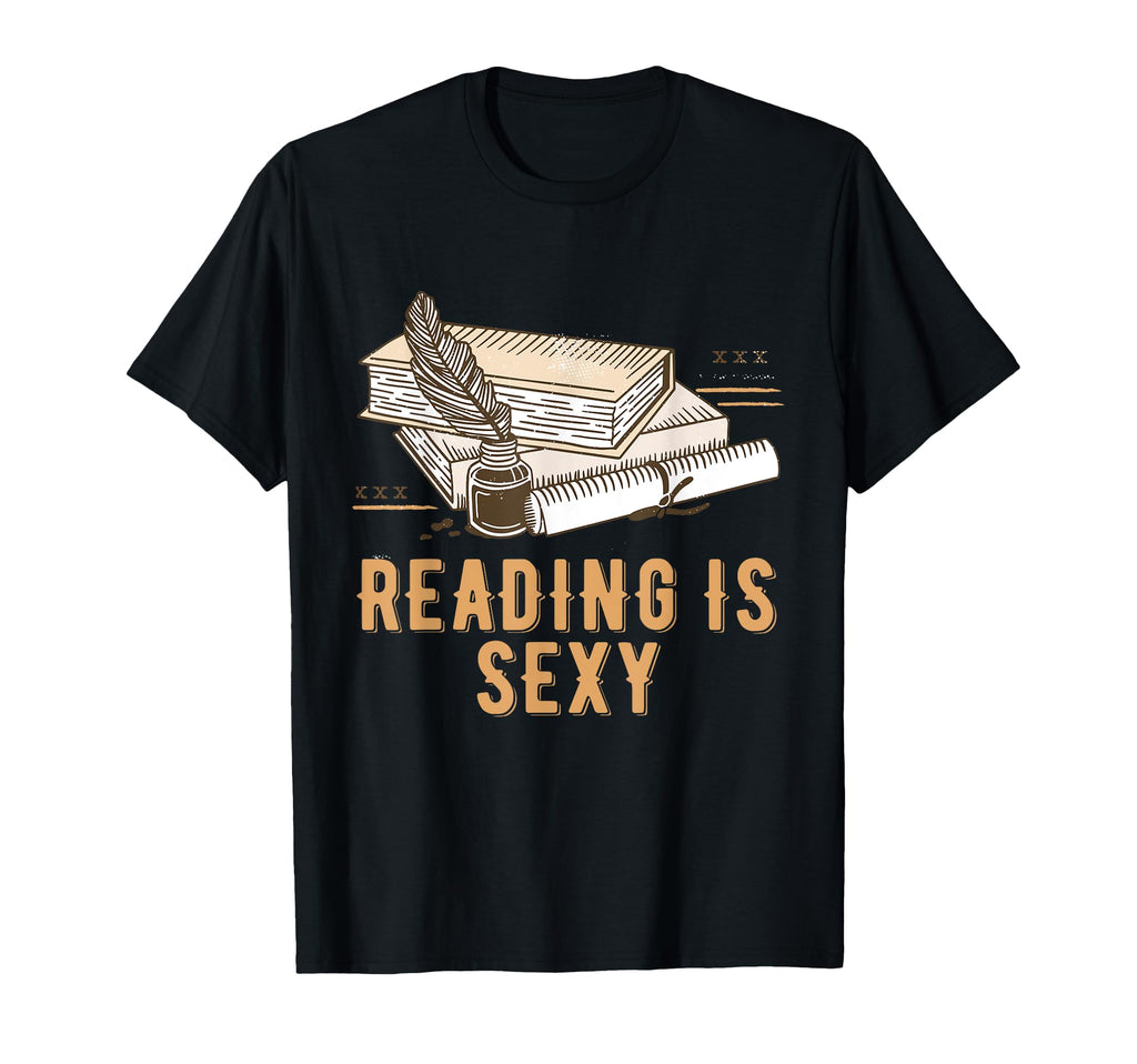 Reading Is Sexy Funny Bookworm T-Shirt - Casual Everyday Wear Men Women - T-Shirt, Sweatshirt, Hoodie