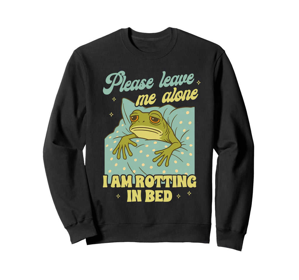 Mental Health Anxiety Frog Sweatshirt - Fun Novelty Design for Adults - T-Shirt, Sweatshirt, Hoodie