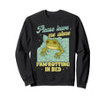 Mental Health Anxiety Frog Sweatshirt - Fun Novelty Design for Adults - T-Shirt, Sweatshirt, Hoodie