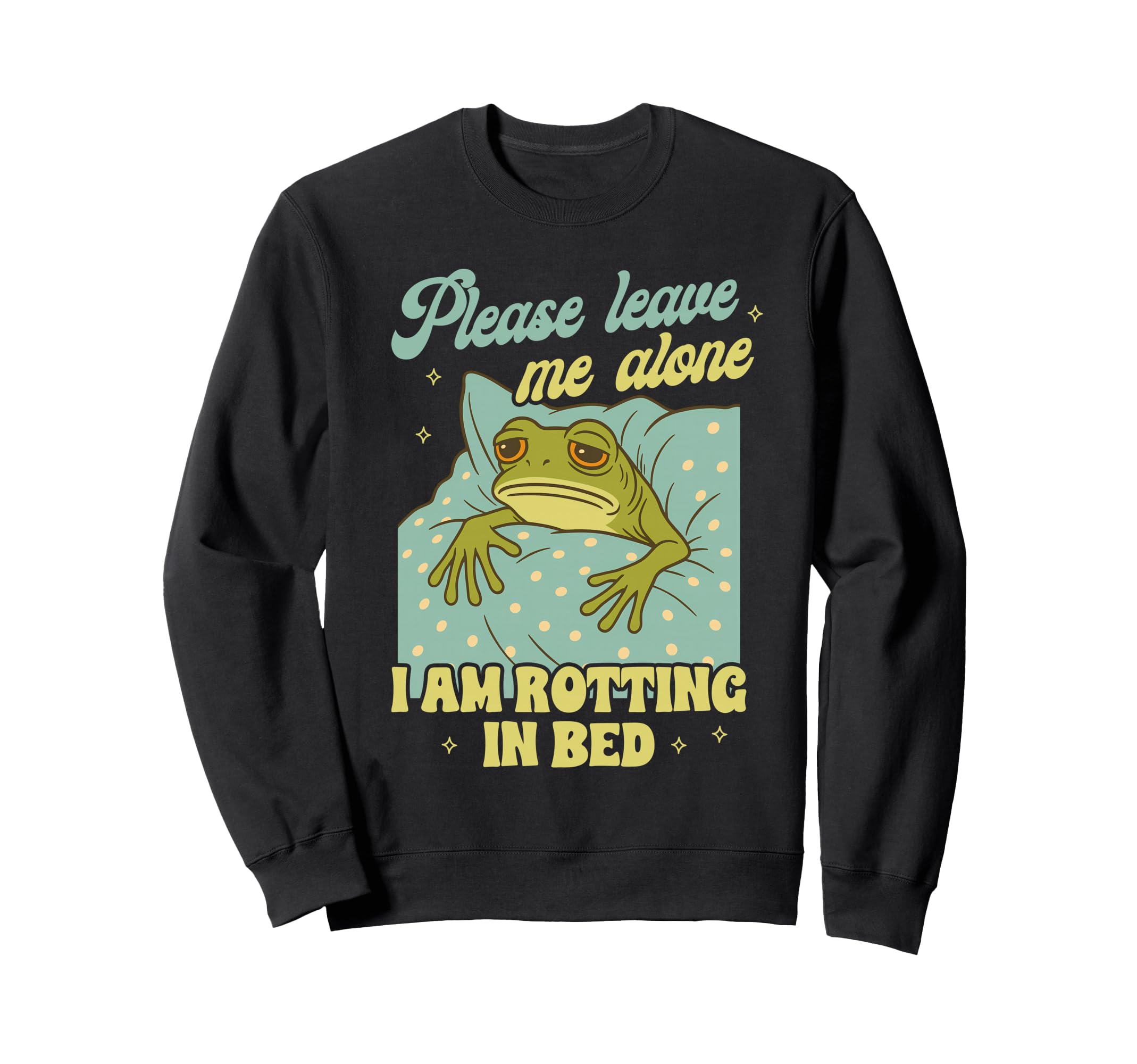 Mental Health Anxiety Frog Sweatshirt - Fun Novelty Design for Adults - T-Shirt, Sweatshirt, Hoodie