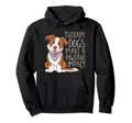 Therapy Dog Team Therapy Dogs Make Pawsitive Hoodie - Graphic Print Unisex - T-Shirt, Sweatshirt, Hoodie